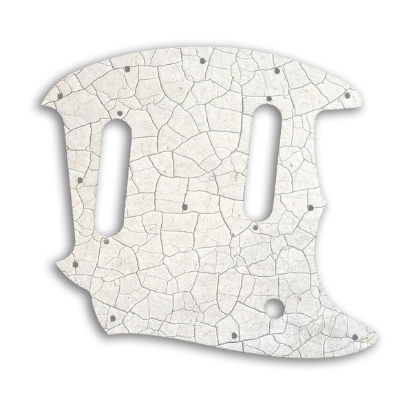 Fender American Performer Mustang Custom Pickguard Scratchplate CRACKED Design