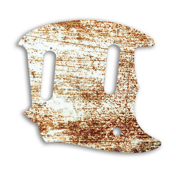 Fender American Performer Mustang Custom Pickguard Scratchplate Rust Design