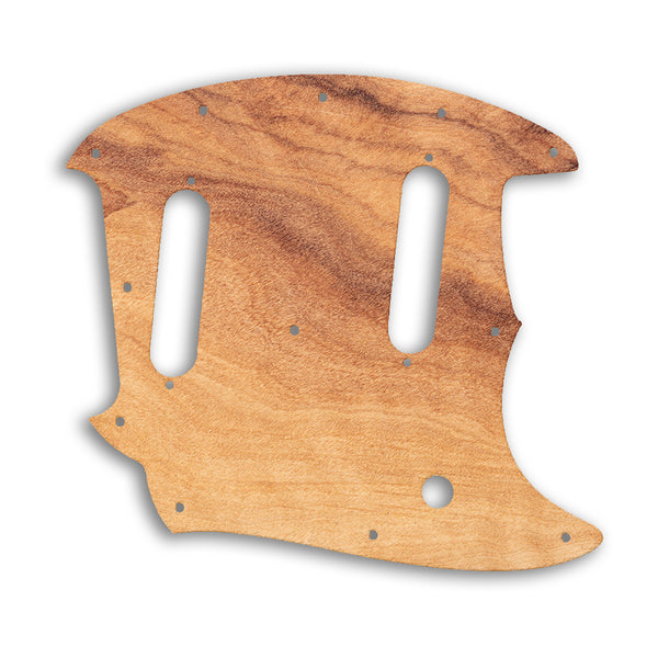 Fender American Performer Mustang Custom Pickguard Scratchplate Wood Design