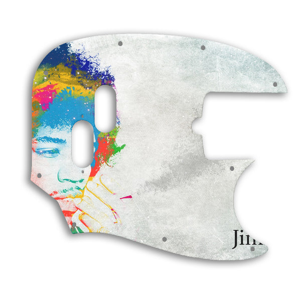 Fender American Performer Mustang Bass Custom Pickguard Scratchplate Jimi Design