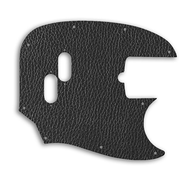 Fender American Performer Mustang Bass Custom Pickguard Scratchplate Leather Design