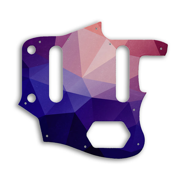 Fender American Professional Jaguar Custom Pickguard Scratchplate POLYGON Design