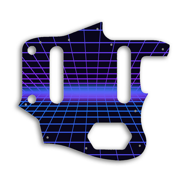 Fender American Professional Jaguar Custom Pickguard Scratchplate TRON Design