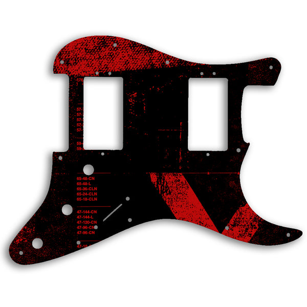 Fender American Professional HH Stratocaster Custom Pickguard Scratchplate ABSTRACT Design