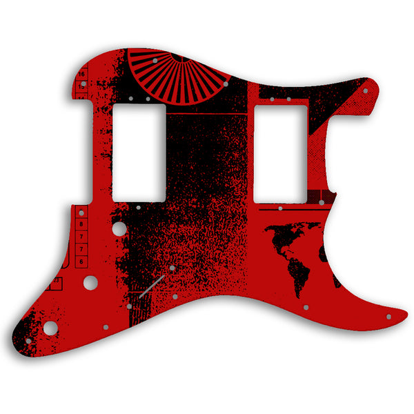 Fender American Professional HH Stratocaster Custom Pickguard Scratchplate ABSTRACT Design