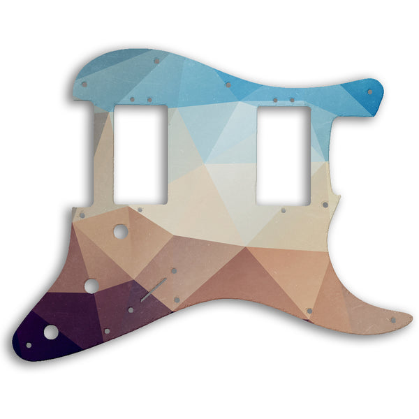 Fender American Professional HH Stratocaster Custom Pickguard Scratchplate POLYGON Design