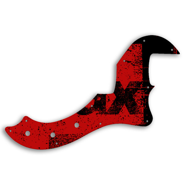 Fender AMERICAN STANDARD DIMENSION BASS IV Custom Pickguard Scratchplate ABSTRACT Design