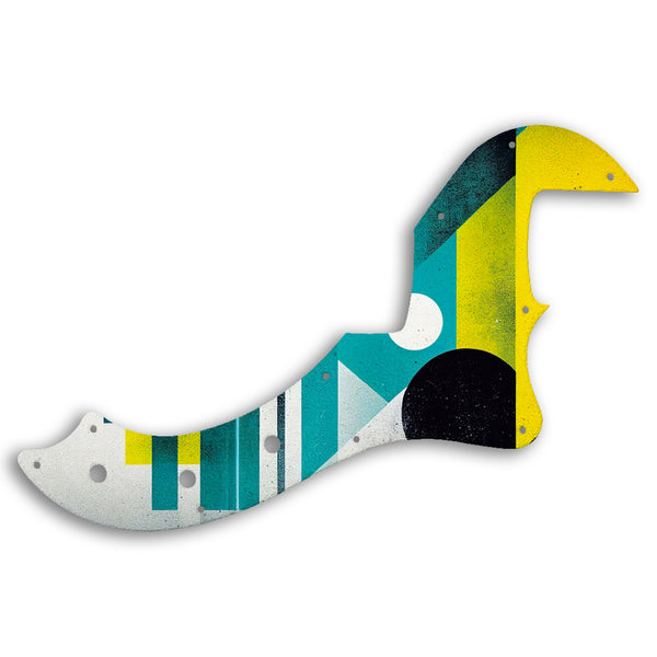 Fender AMERICAN STANDARD DIMENSION BASS IV Custom Pickguard Scratchplate ABSTRACT Design