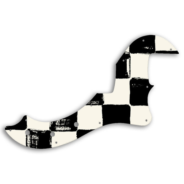 Fender AMERICAN STANDARD DIMENSION BASS IV Custom Pickguard Scratchplate CHESS Design