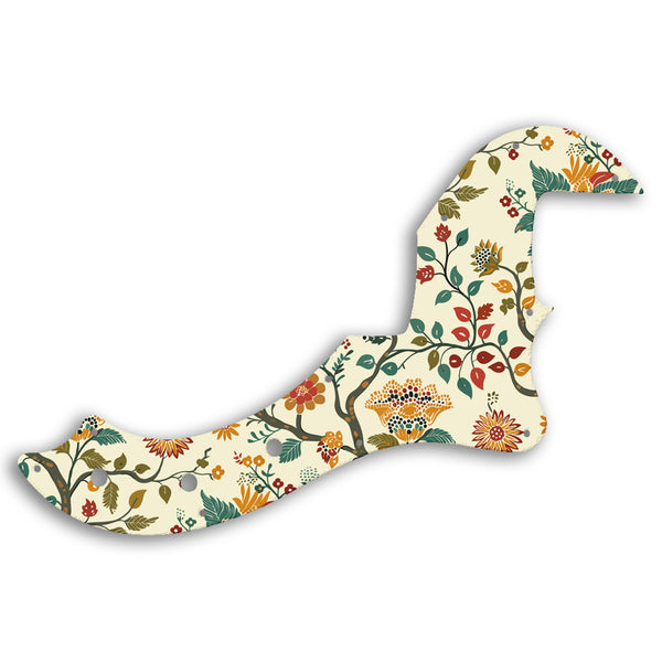 Fender AMERICAN STANDARD DIMENSION BASS IV Custom Pickguard Scratchplate INDIAN_FLORAL Design