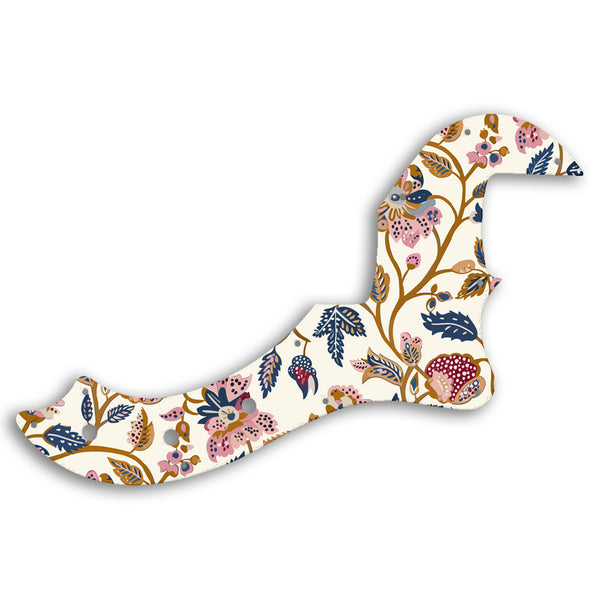 Fender AMERICAN STANDARD DIMENSION BASS IV Custom Pickguard Scratchplate INDIAN_FLORAL Design