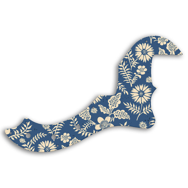 Fender AMERICAN STANDARD DIMENSION BASS IV Custom Pickguard Scratchplate INDIAN_FLORAL Design