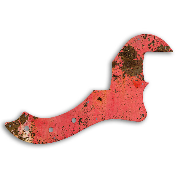 Fender AMERICAN STANDARD DIMENSION BASS IV Custom Pickguard Scratchplate Rust Design