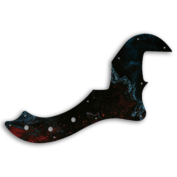 Fender AMERICAN STANDARD DIMENSION BASS IV Custom Pickguard Scratchplate SWIRL Design