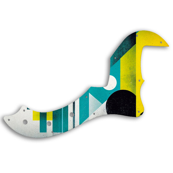 Fender AMERICAN STANDARD DIMENSION BASS V Custom Pickguard Scratchplate ABSTRACT Design