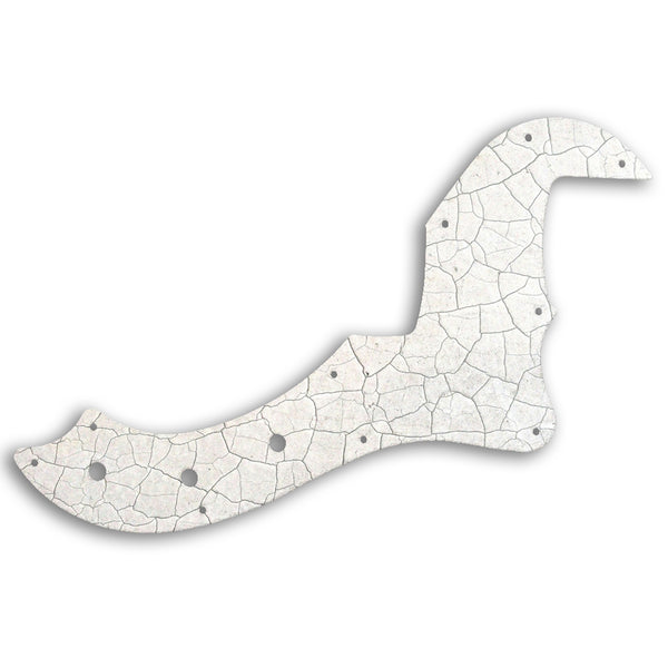 Fender AMERICAN STANDARD DIMENSION BASS V Custom Pickguard Scratchplate CRACKED Design