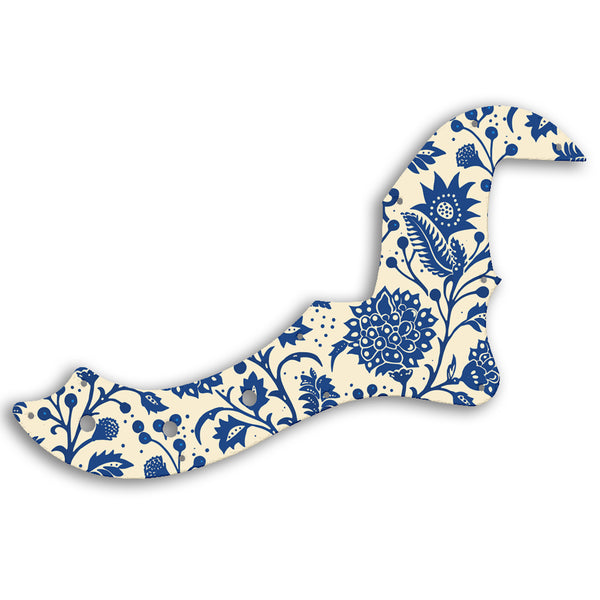 Fender AMERICAN STANDARD DIMENSION BASS V Custom Pickguard Scratchplate INDIAN_FLORAL Design