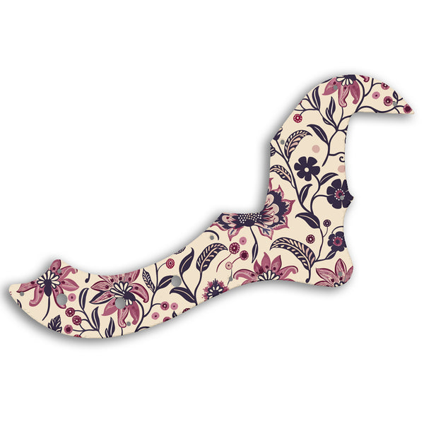 Fender AMERICAN STANDARD DIMENSION BASS V Custom Pickguard Scratchplate INDIAN_FLORAL Design