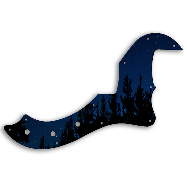 Fender AMERICAN STANDARD DIMENSION BASS V Custom Pickguard Scratchplate NIGHT Design