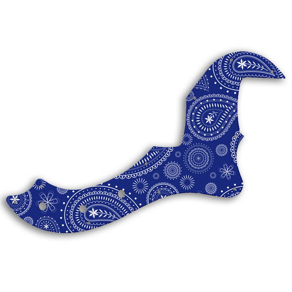 Fender AMERICAN STANDARD DIMENSION BASS V Custom Pickguard Scratchplate Paisley Design