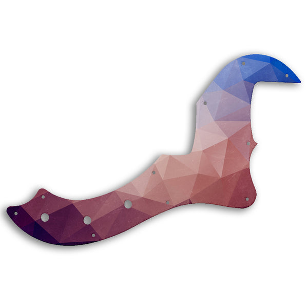 Fender AMERICAN STANDARD DIMENSION BASS V Custom Pickguard Scratchplate POLYGON Design