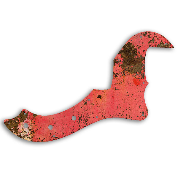 Fender AMERICAN STANDARD DIMENSION BASS V Custom Pickguard Scratchplate Rust Design