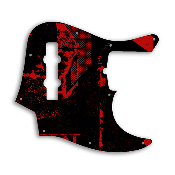 Fender American Ultra Jazz Bass 4 String Custom Pickguard Scratchplate ABSTRACT Design