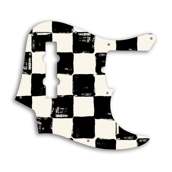 Fender American Ultra Jazz Bass 4 String Custom Pickguard Scratchplate CHESS Design