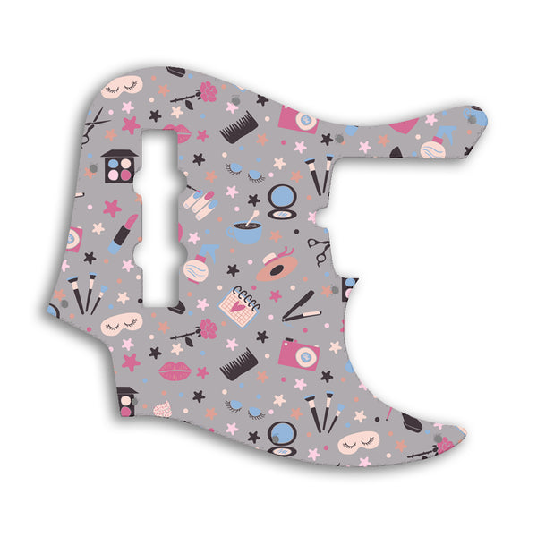 Fender American Ultra Jazz Bass 4 String Custom Pickguard Scratchplate GIRLY Design