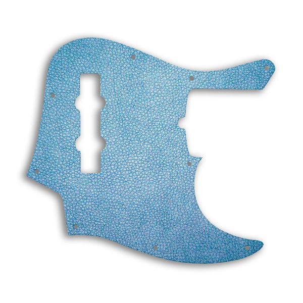 Fender American Ultra Jazz Bass 4 String Custom Pickguard Scratchplate LEATHER Design