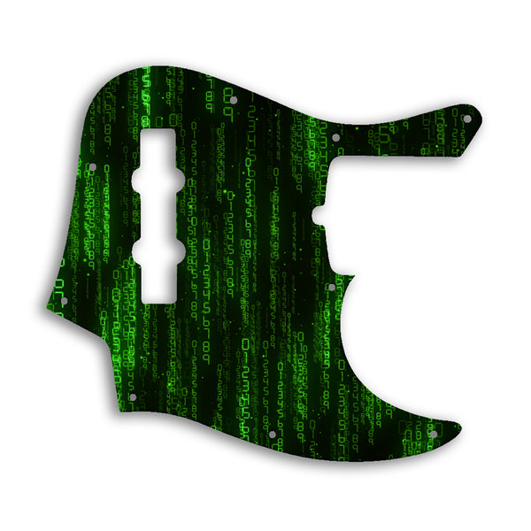 Fender American Ultra Jazz Bass 4 String Custom Pickguard Scratchplate MATRIX Design