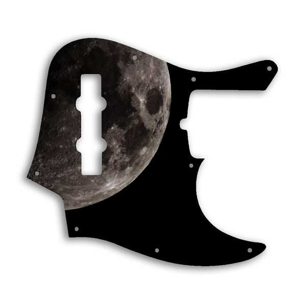 Fender American Ultra Jazz Bass 4 String Custom Pickguard Scratchplate MOON Design