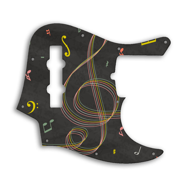 Fender American Ultra Jazz Bass 4 String Custom Pickguard Scratchplate Music Design