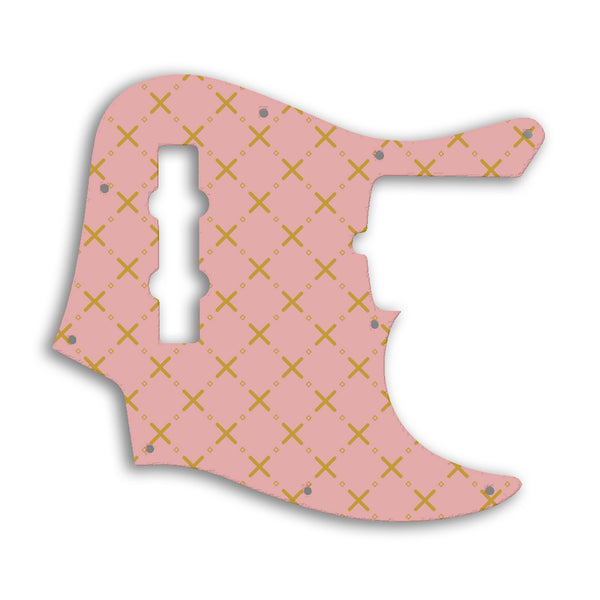 Fender American Ultra Jazz Bass 4 String Custom Pickguard Scratchplate Pattern Design