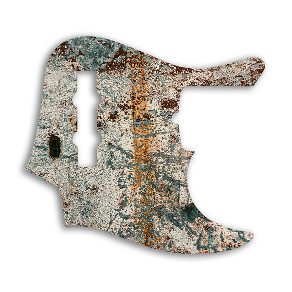 Fender American Ultra Jazz Bass 4 String Custom Pickguard Scratchplate Rust Design