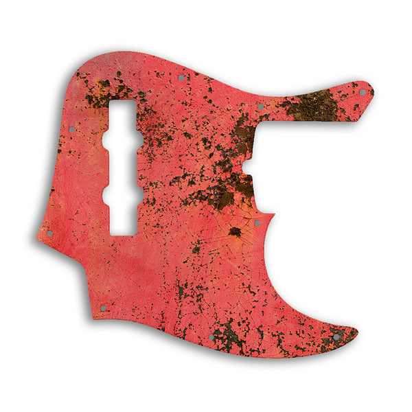 Fender American Ultra Jazz Bass 4 String Custom Pickguard Scratchplate Rust Design