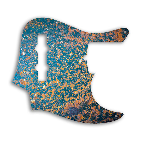 Fender American Ultra Jazz Bass 4 String Custom Pickguard Scratchplate Rust Design