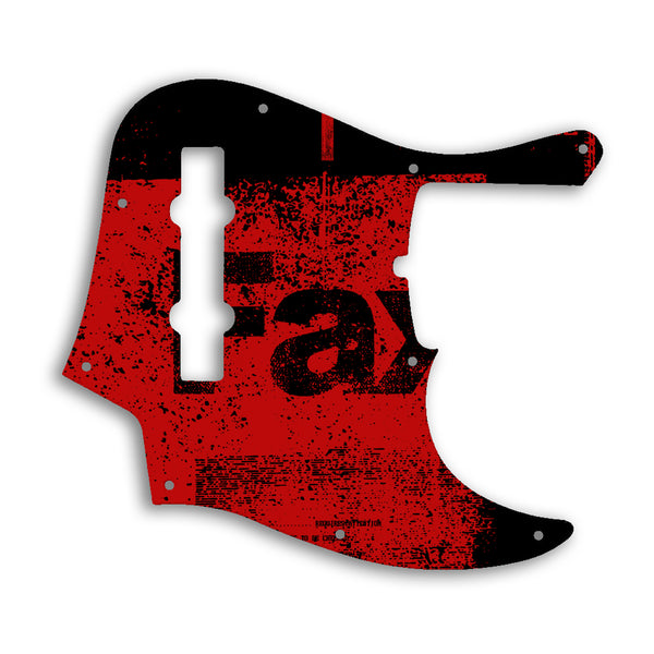 Fender American Ultra Jazz Bass V 5 String Custom Pickguard Scratchplate ABSTRACT Design