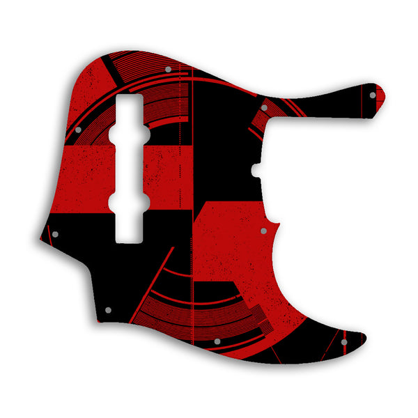 Fender American Ultra Jazz Bass V 5 String Custom Pickguard Scratchplate ABSTRACT Design