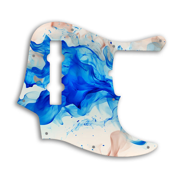 Fender American Ultra Jazz Bass V 5 String Custom Pickguard Scratchplate Fire Design