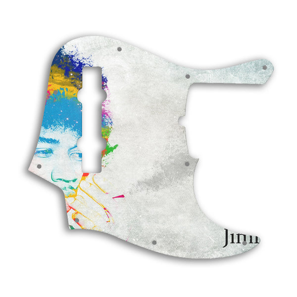 Fender American Ultra Jazz Bass V 5 String Custom Pickguard Scratchplate Jimi Design