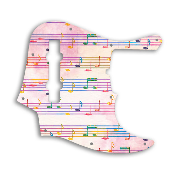 Fender American Ultra Jazz Bass V 5 String Custom Pickguard Scratchplate Music Design