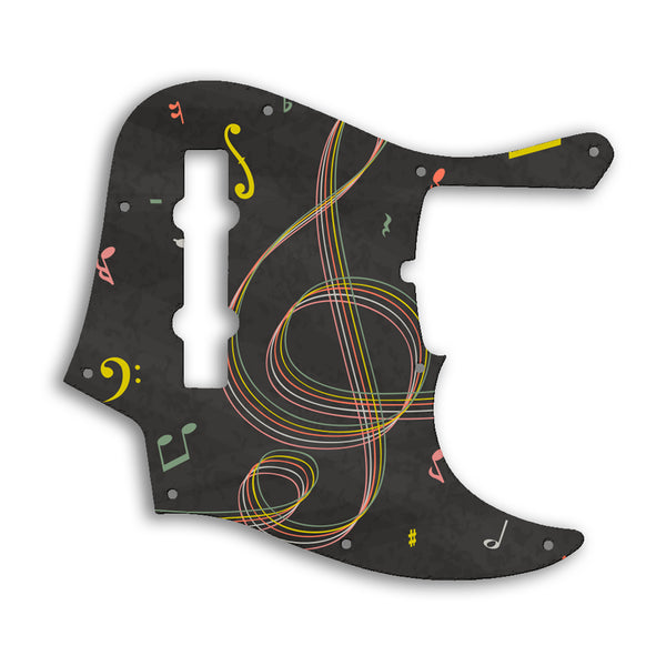 Fender American Ultra Jazz Bass V 5 String Custom Pickguard Scratchplate Music Design