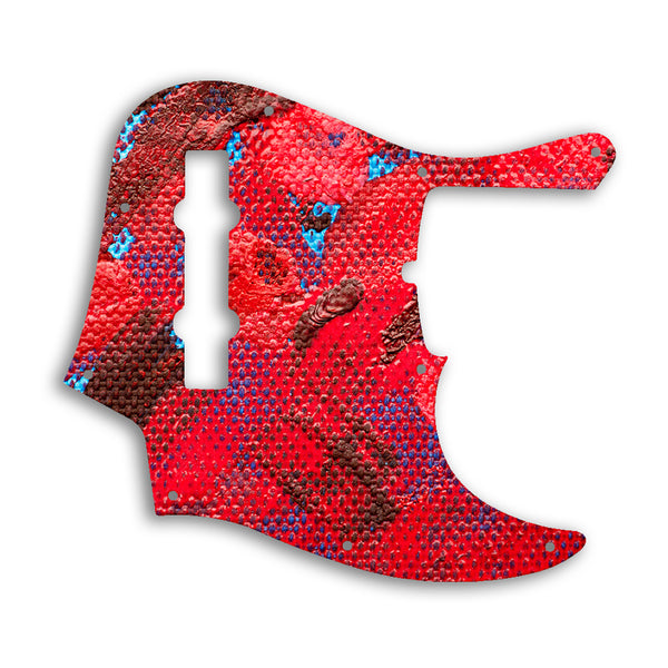 Fender American Ultra Jazz Bass V 5 String Custom Pickguard Scratchplate Paint Design