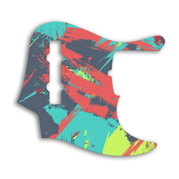 Fender American Ultra Jazz Bass V 5 String Custom Pickguard Scratchplate PAINT Design