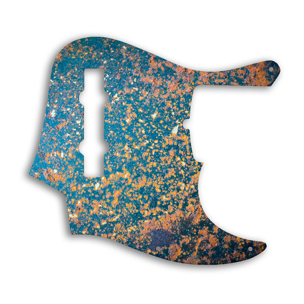 Fender American Ultra Jazz Bass V 5 String Custom Pickguard Scratchplate Rust Design