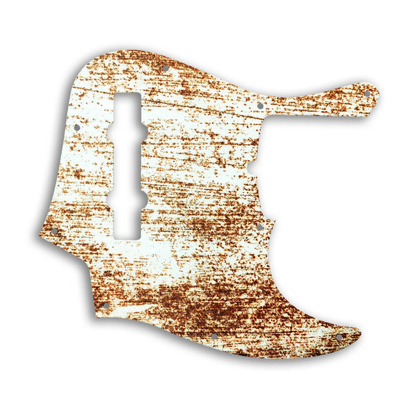 Fender American Ultra Jazz Bass V 5 String Custom Pickguard Scratchplate Rust Design