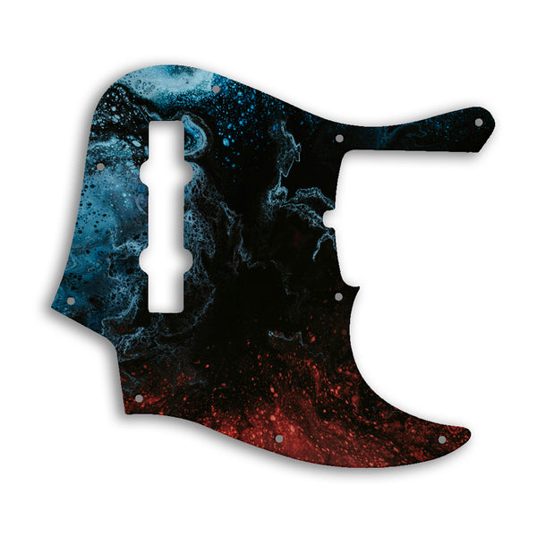 Fender American Ultra Jazz Bass V 5 String Custom Pickguard Scratchplate SWIRL Design