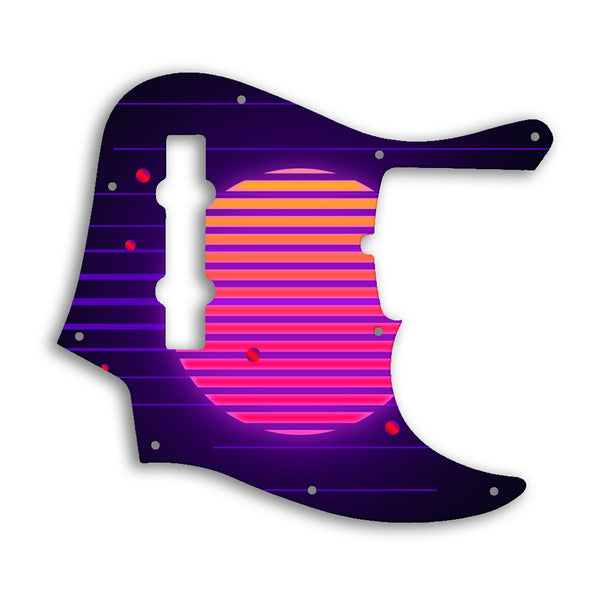 Fender American Ultra Jazz Bass V 5 String Custom Pickguard Scratchplate TRON Design