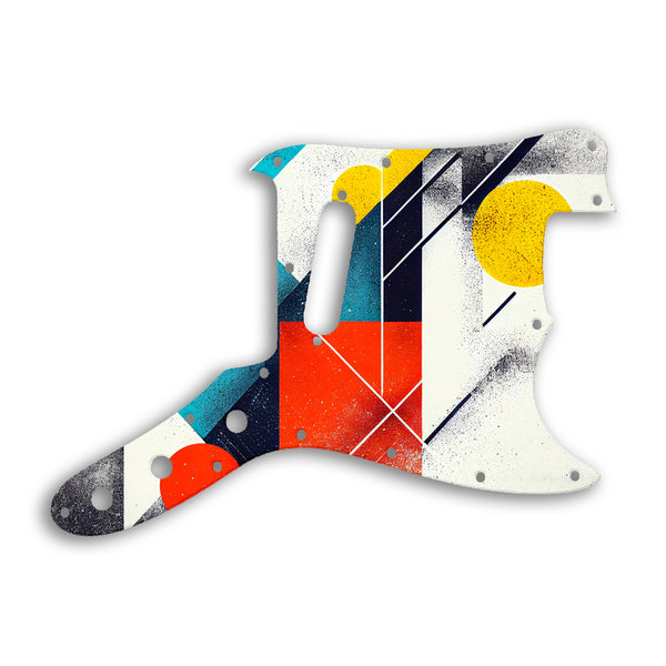 Fender Bronco Custom Pickguard Scratchplate ABSTRACT Design